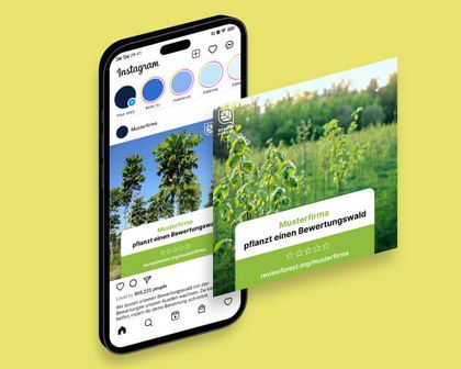 Social Post: Bewertungswald